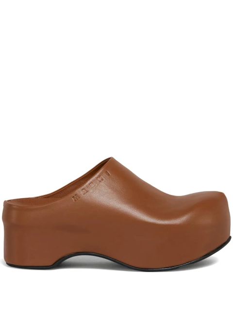Marni platform clogs - Brown - zdjęcie produktu nr 1