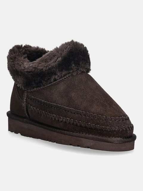 Answear.LAB śniegowce zamszowe kolor brązowy - zdjęcie produktu nr 1