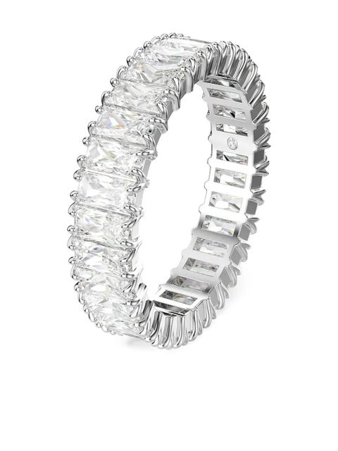 Swarovski Matrix baguette-cut ring - Silver