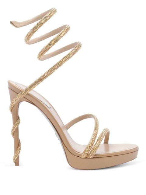 René Caovilla 105mm Margot sandals - Gold - zdjęcie produktu nr 1