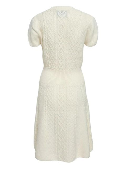 3.1 Phillip Lim cable-knit short-sleeve midi dress - Neutrals - zdjęcie produktu nr 2
