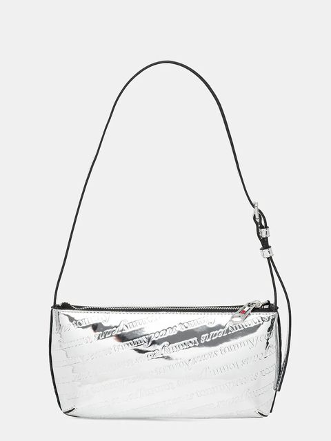 Tommy Jeans torebka kolor srebrny AW0AW18009