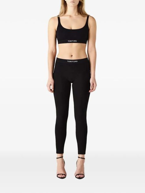 TOM FORD logo-band bra - Black