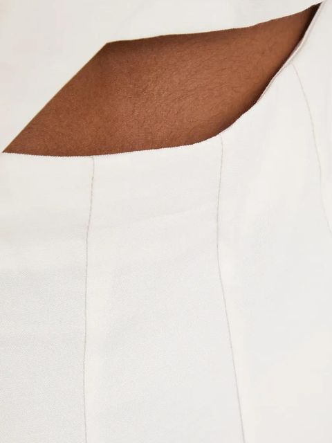 Answear.LAB sukienka kolor beżowy maxi dopasowana - zdjęcie produktu nr 2