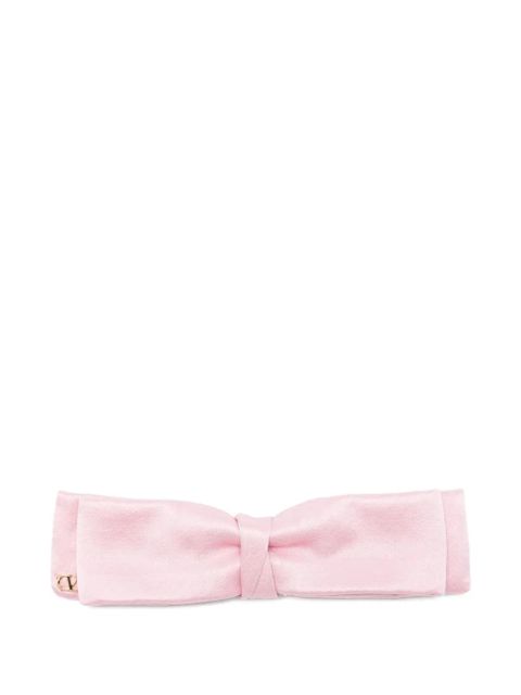 Valentino Garavani bow-shaped hair clip - Pink - zdjęcie produktu nr 1