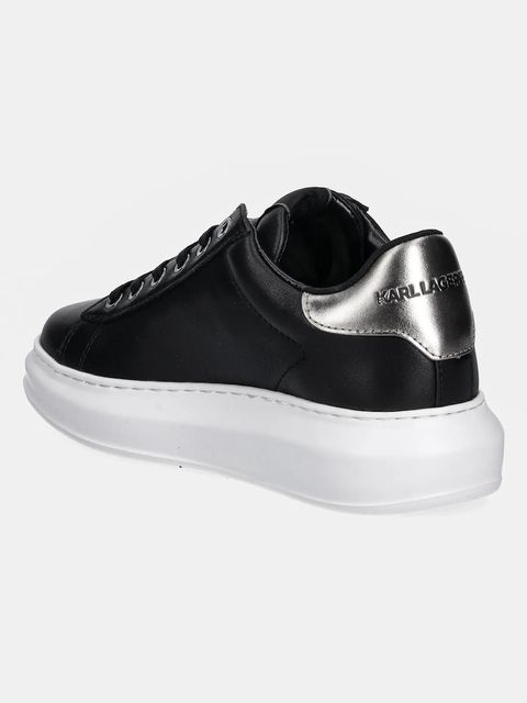Karl Lagerfeld sneakersy skórzane KAPRI kolor czarny KL62538K