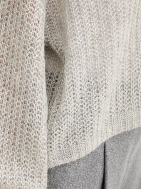 BOSS Orange kardigan z domieszką wełny damski kolor szary lekki 50545878