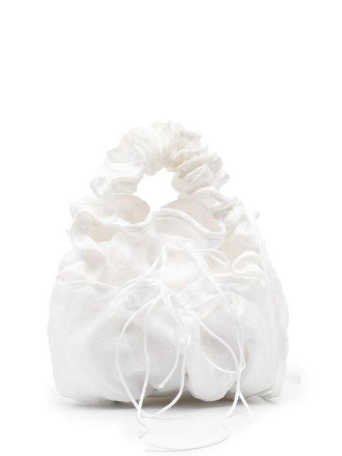 Cecilie Bahnsen Kiku satchel mini bag - White - zdjęcie produktu nr 1