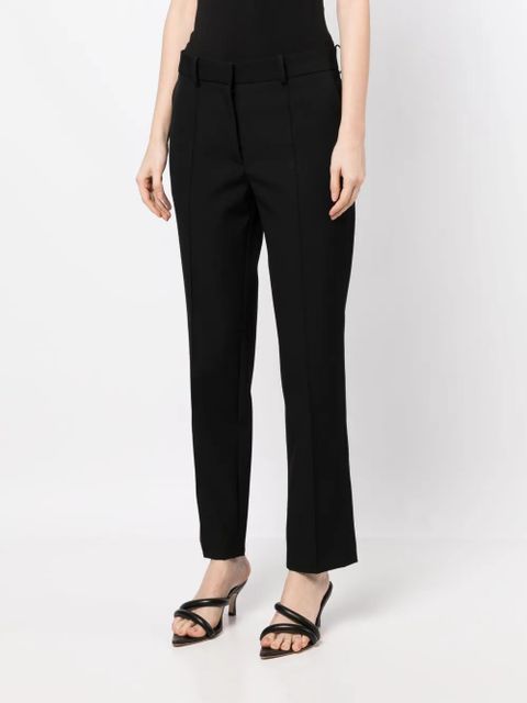 Lanvin high-rise straight-leg trousers - Black