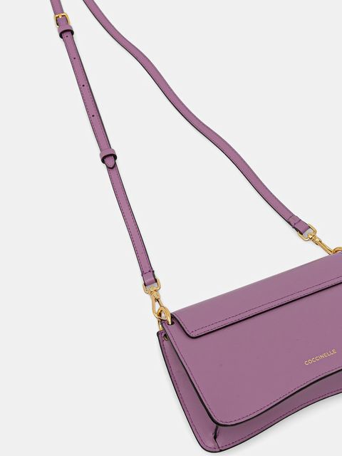 Coccinelle torebka skórzana kolor fioletowy E5.SSK.27.01.01 - zdjęcie produktu nr 2