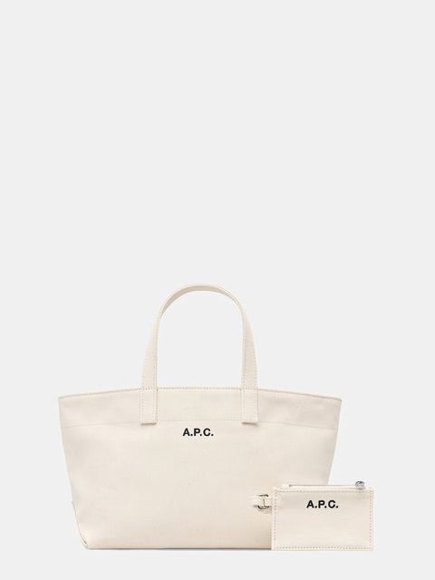 A.P.C. torebka tote damska bawełniana LE DRUMMER TOILE SMALL - zdjęcie produktu nr 2