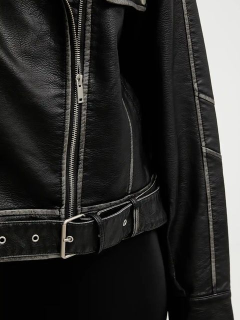 Answear.LAB ramoneska kolor czarny przejściowa