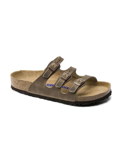 Birkenstock klapki skórzane Florida SFB - zdjęcie produktu nr 2
