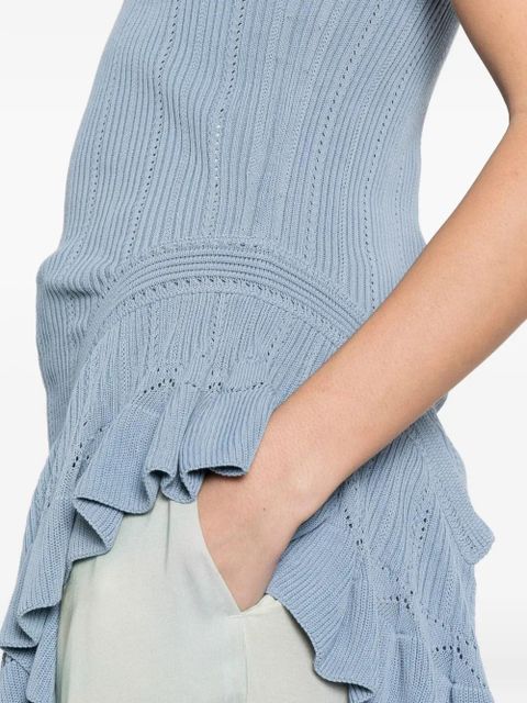 Blumarine V-neck top - Blue