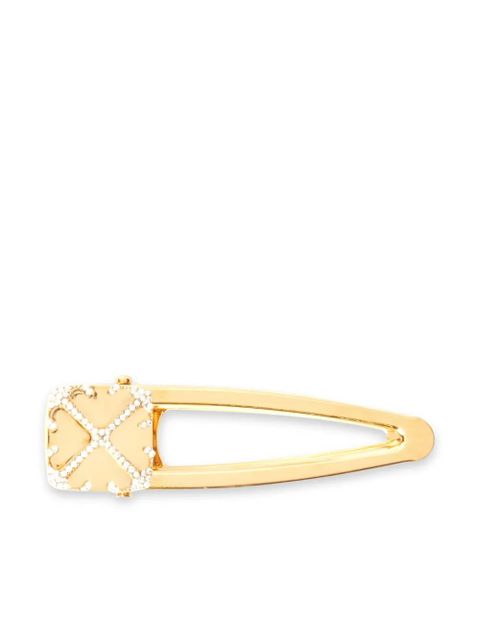 Off-White Arrow hair clip - Gold