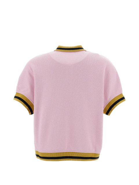 Marni striped buttoned polo top - Pink - zdjęcie produktu nr 2