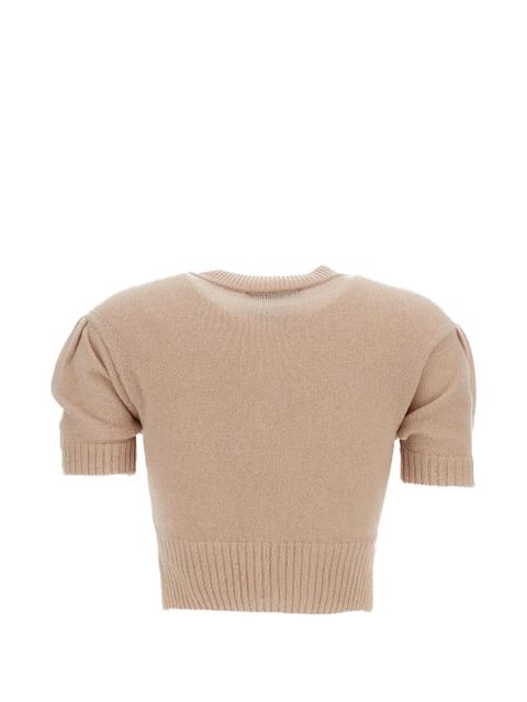 Simone Rocha tie-detail cardigan - Neutrals