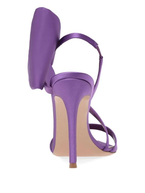 Gianvito Rossi 105mm bow-detail heeled sandals - Purple - zdjęcie produktu nr 2