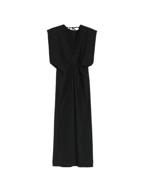 Alysi crew-neck midi dress - Black - zdjęcie produktu nr 1