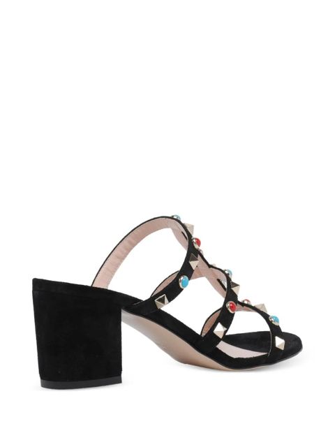 Valentino Garavani rockstud heeled sandals - Black