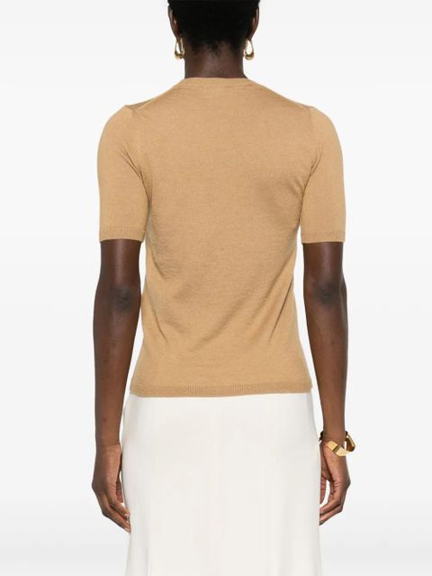 Max Mara Warren short-sleeve jumper - Neutrals