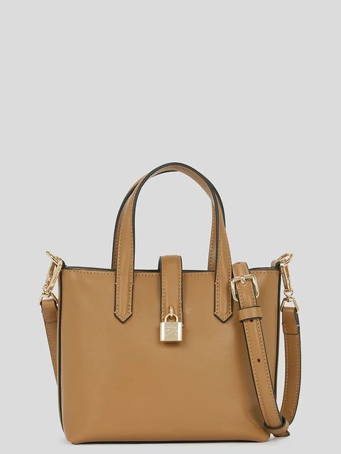 Karl Lagerfeld torebka skórzana K/AUTOGRAPH kolor brązowy A3W30151 - zdjęcie produktu nr 1