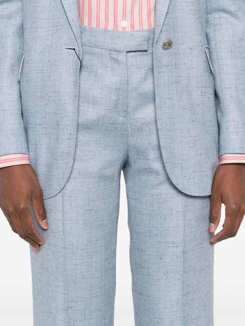 ETRO speckled trousers - Blue