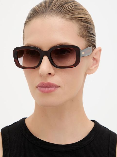 Moschino okulary przeciwsłoneczne damskie kolor brązowy MOS199/S - zdjęcie produktu nr 1