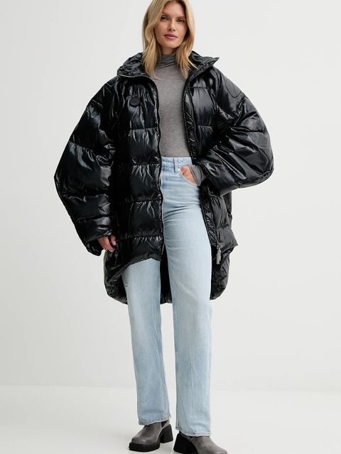 Calvin Klein longsleeve z dodatkiem wełny kolor szary z półgolfem LV044D239G - zdjęcie produktu nr 2