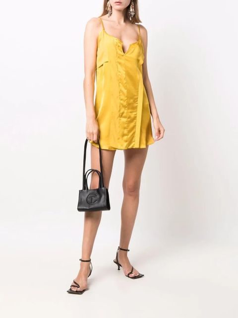 Diesel panelled satin slip dress - Yellow - zdjęcie produktu nr 2