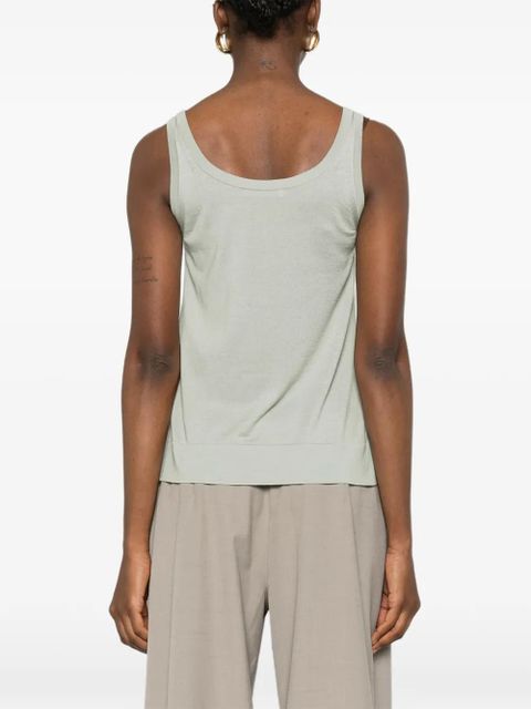 Max Mara scoop-neck tank top - Green