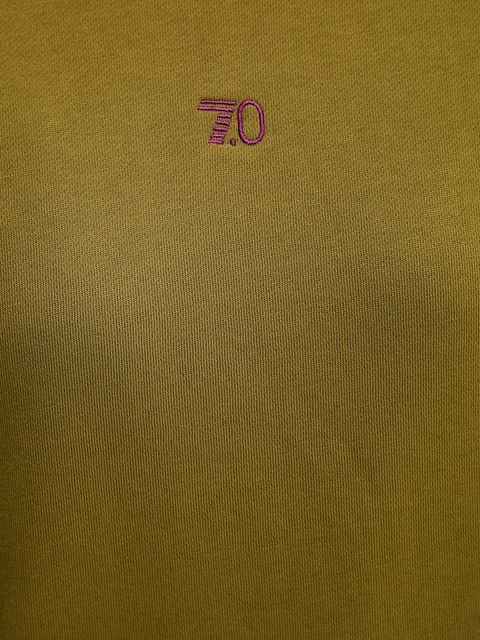 EA7 Emporio Armani bluza dwustronna damska kolor brązowy z kapturem gładka AF10377-7X000156