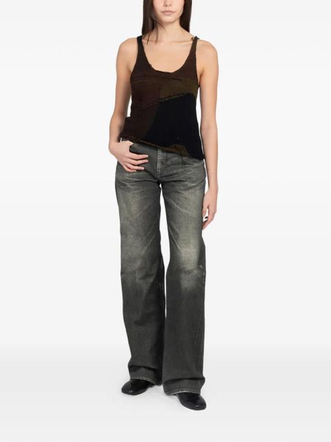 OUR LEGACY Solo intarsia distressed top - Green - zdjęcie produktu nr 2