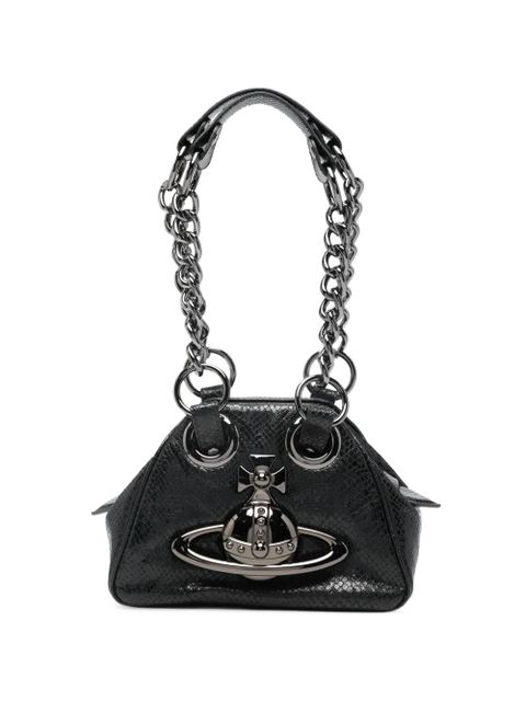 Vivienne Westwood orb chain shoulder bag - Black - zdjęcie produktu nr 1