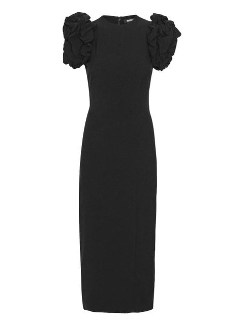 ROTATE BIRGER CHRISTENSEN puff-sleeve midi dress - Black - zdjęcie produktu nr 1