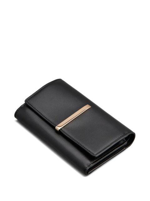 Tod's logo-engraved wallet - Black