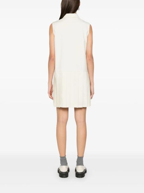 Miu Miu pleated shirt dress - Neutrals