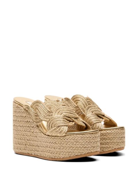 Casadei Thaiti woven sandals - Gold - zdjęcie produktu nr 2