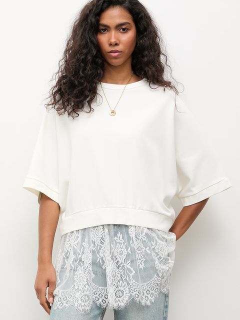 Answear.LAB bluza oversize damska z wiskozą - zdjęcie produktu nr 2