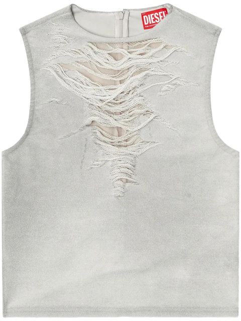 Diesel distressed tank top - Grey - zdjęcie produktu nr 1