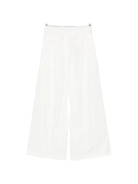 Weekend Max Mara drawstring wide-leg trousers - White - zdjęcie produktu nr 1