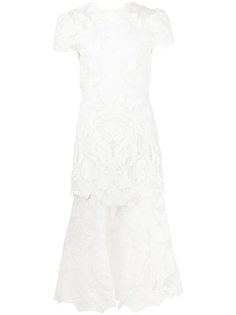 Simkhai cut out-detail midi dress - White - zdjęcie produktu nr 1