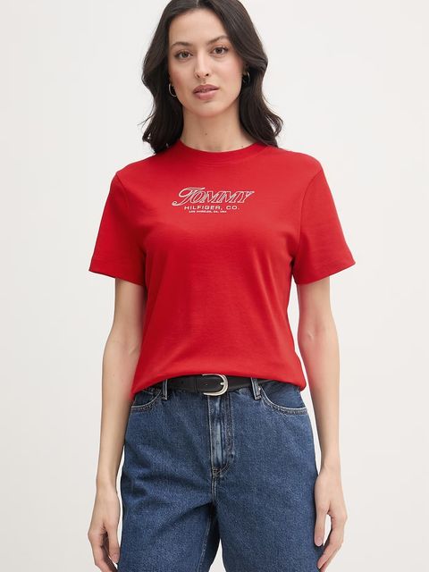 Tommy Hilfiger t-shirt damski bawełniany SUMMER - zdjęcie produktu nr 2