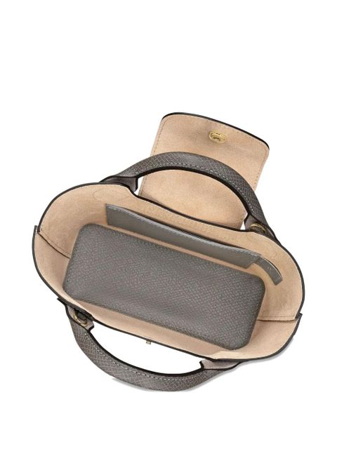 Longchamp Épure top-handle leather mini bag - Grey - zdjęcie produktu nr 2