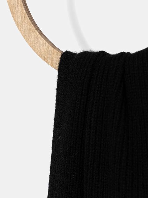 Joop! szalik z wełną damski kolor czarny gładki 30038492 - zdjęcie produktu nr 2