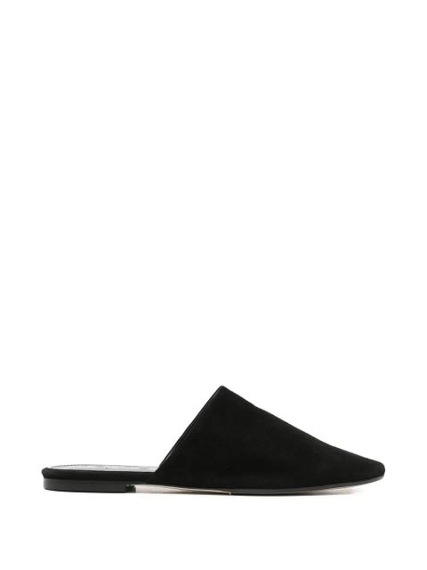 Aeyde Rega suede mules - Black - zdjęcie produktu nr 1