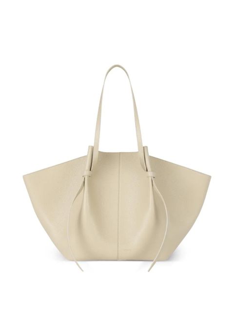 Yuzefi Xl Mochi leather shoulder bag - Neutrals - zdjęcie produktu nr 1