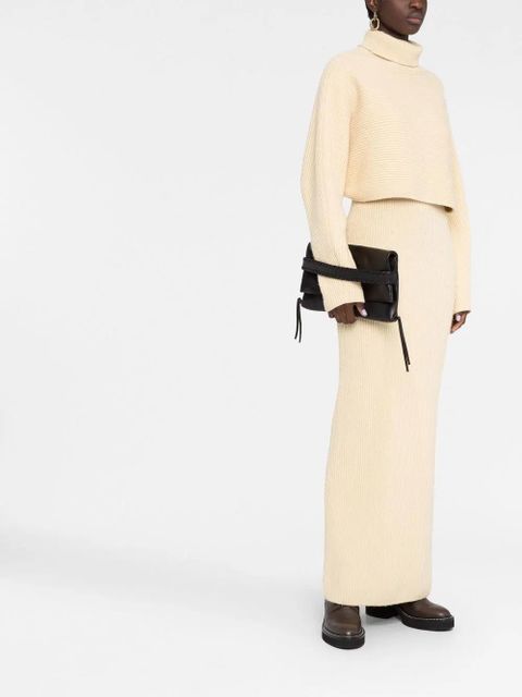 Chloé Mony leather clutch bag - Black - zdjęcie produktu nr 2