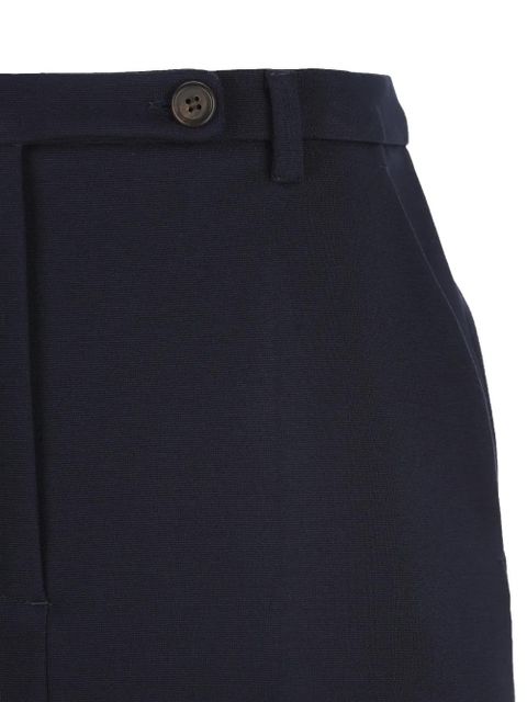 Miu Miu button-detail mini skirt - Blue
