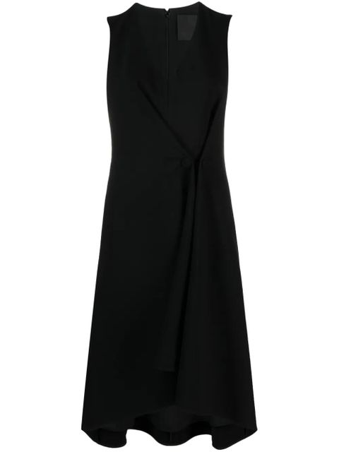Givenchy pleated buttoned cady dress - Black - zdjęcie produktu nr 1
